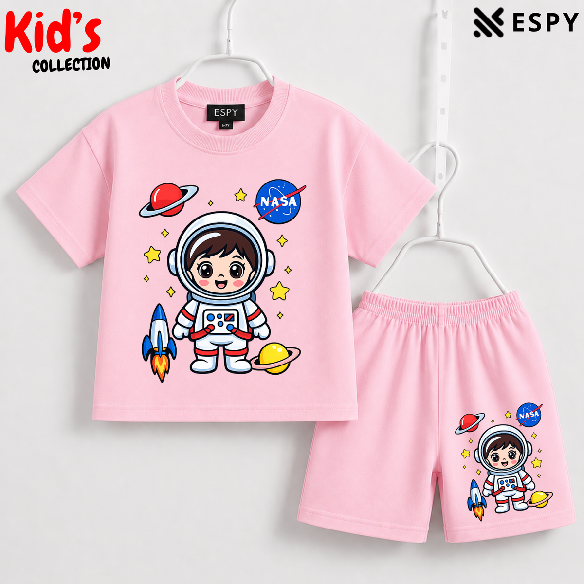 Premium Cotton Kids Co-Ord Set | Drop Shoulder T-Shirt & Shorts