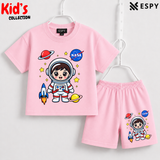 Premium Cotton Kids Co-Ord Set | Drop Shoulder T-Shirt & Shorts