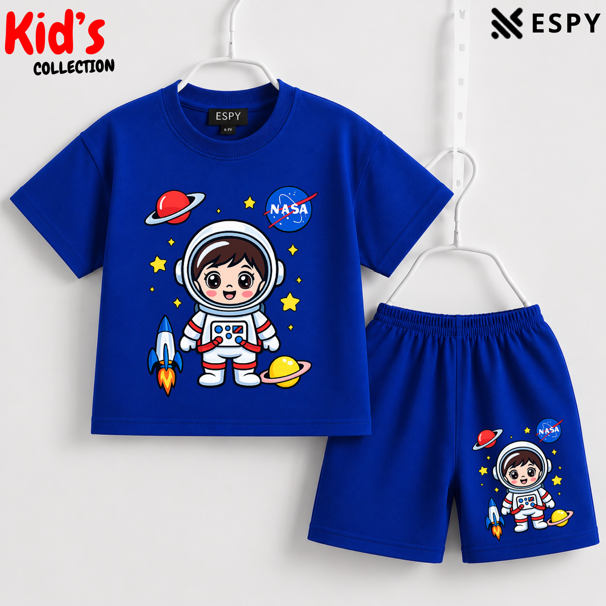 Premium Cotton Kids Co-Ord Set | Drop Shoulder T-Shirt & Shorts