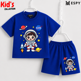 Premium Cotton Kids Co-Ord Set | Drop Shoulder T-Shirt & Shorts