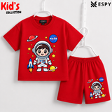 Premium Cotton Kids Co-Ord Set | Drop Shoulder T-Shirt & Shorts