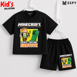 Premium Cotton Kids Co-Ord Set | Drop Shoulder T-Shirt & Shorts