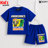 Premium Cotton Kids Co-Ord Set | Drop Shoulder T-Shirt & Shorts