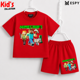 Premium Cotton Kids Co-Ord Set | Drop Shoulder T-Shirt & Shorts