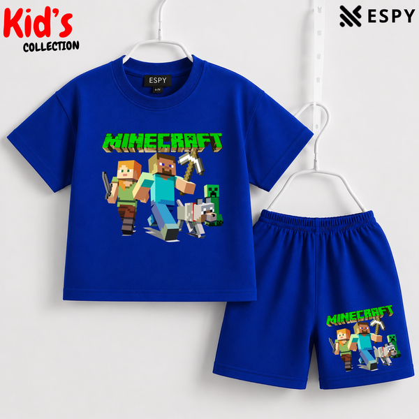 Premium Cotton Kids Co-Ord Set | Drop Shoulder T-Shirt & Shorts