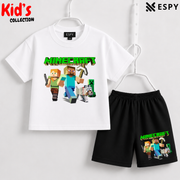 Premium Cotton Kids Co-Ord Set | Drop Shoulder T-Shirt & Shorts