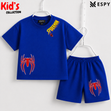 Soft Cotton Drop Shoulder T-Shirt & Shorts Set for Kids