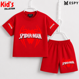 Soft Cotton Drop Shoulder T-Shirt & Shorts Set for Kids