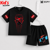 Soft Cotton Drop Shoulder T-Shirt & Shorts Set for Kids