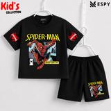 Soft Cotton Drop Shoulder T-Shirt & Shorts Set for Kids