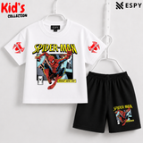 Soft Cotton Drop Shoulder T-Shirt & Shorts Set for Kids
