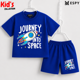 Soft Cotton Drop Shoulder T-Shirt & Shorts Set for Kids