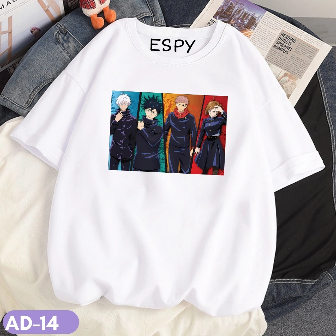 EspyBD Gojo Oversized Tshirt EspyBD ANIME gojo JUJUTSU KAISEN men PRINTED T SHIRT