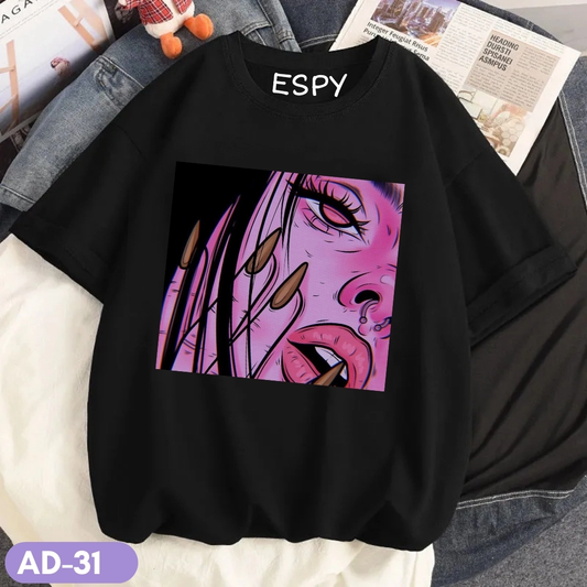 EspyBD Anime Oversized Tshirt EspyBD ANIME best selling PRINTED T SHIRT women