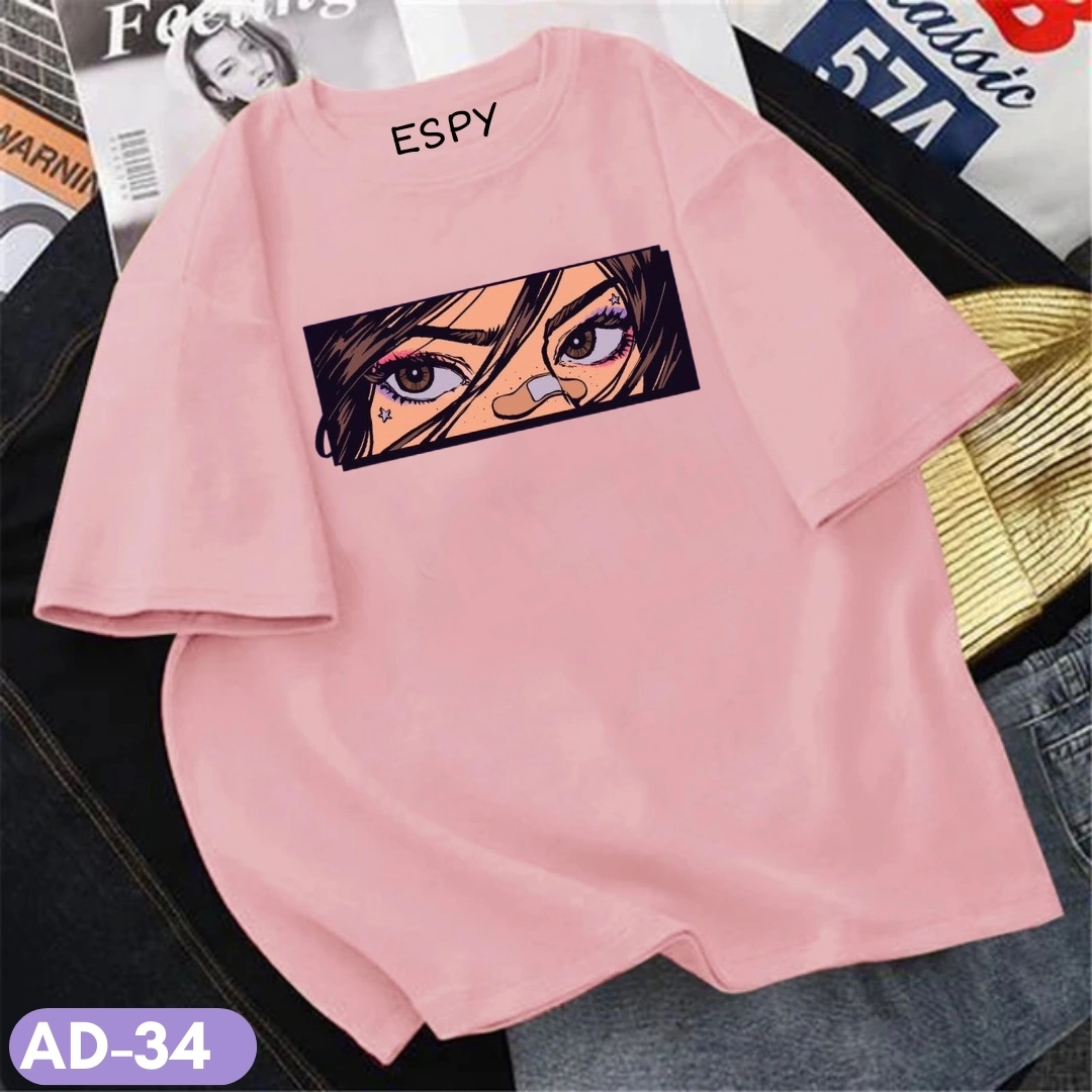 EspyBD Anime Oversized Tshirt EspyBD ANIME PRINTED T SHIRT women