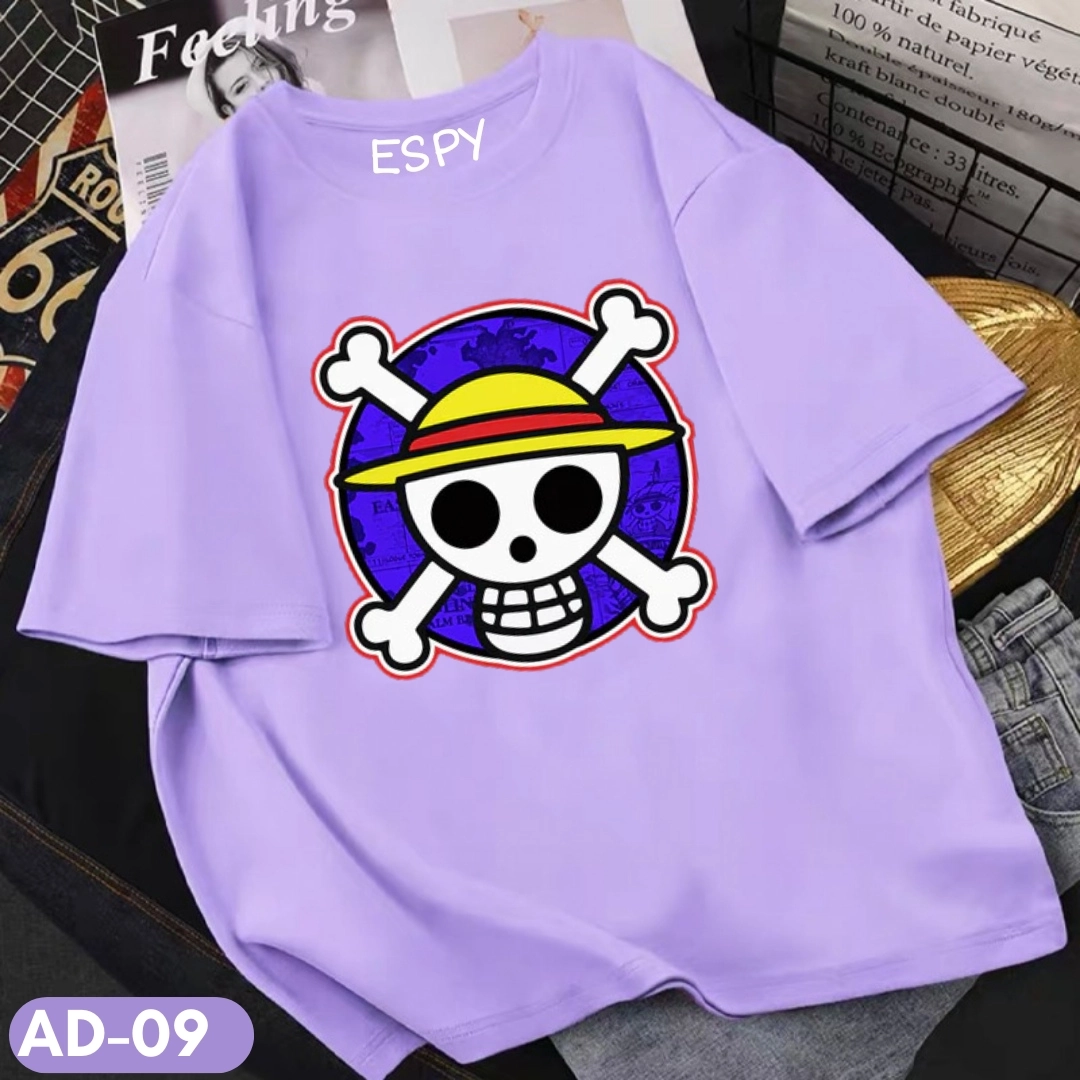 EspyBD One Piece  Anime Oversized Tshirt EspyBD ANIME men one piece PRINTED T SHIRT