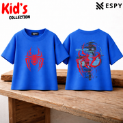Trendy Kids Spider Emblem Drop Shoulder T-Shirt