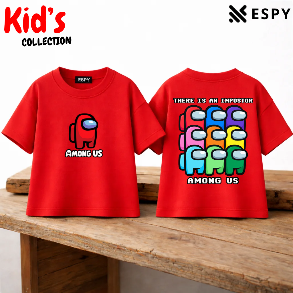 Among Us Kids Drop Shoulder T-Shirt – Boys & Girls