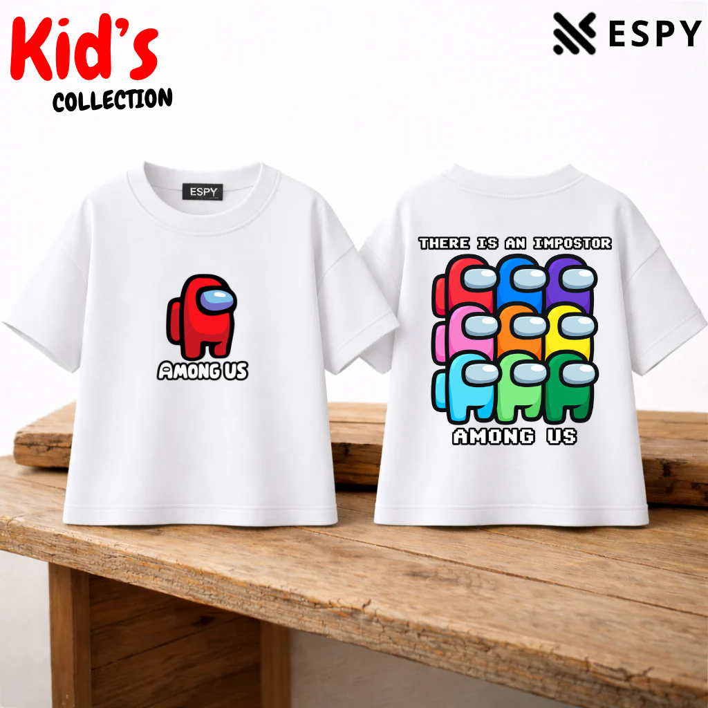 Among Us Kids Drop Shoulder T-Shirt – Boys & Girls