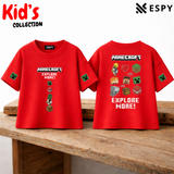 Minecraft Kids Drop Shoulder T-Shirt – Boys & Girls