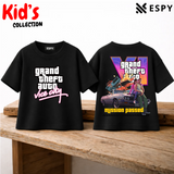 GTA Vice City Kids Drop Shoulder T-Shirt – Boys & Girls