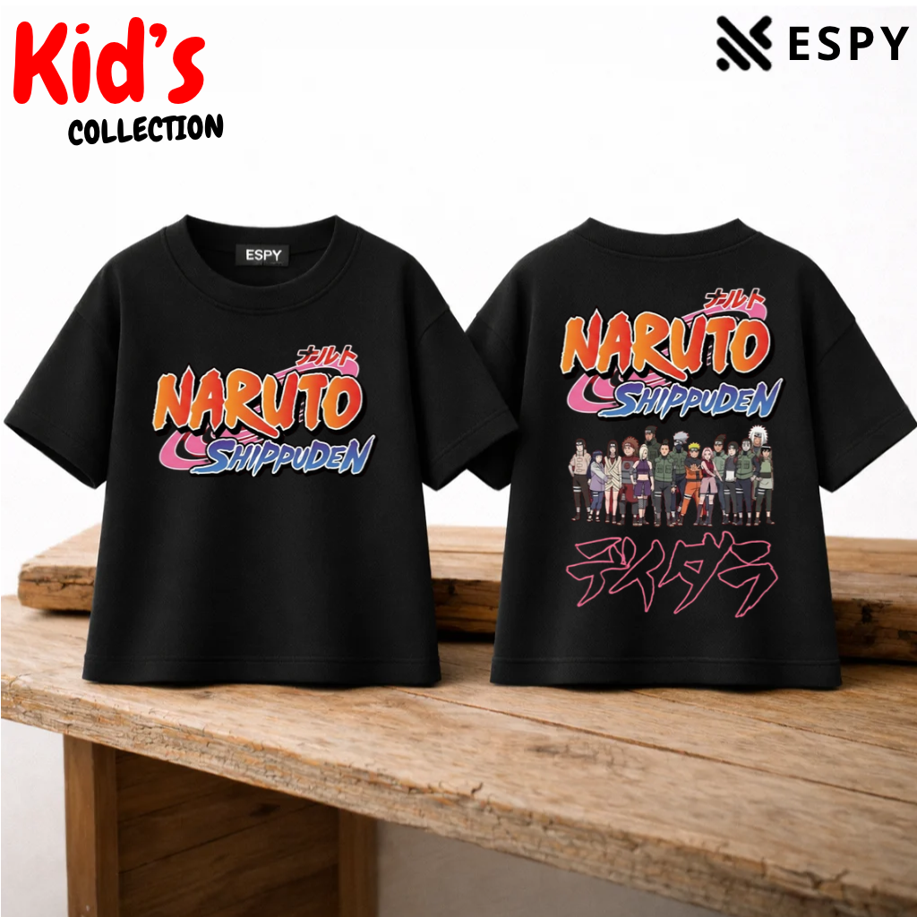 Naruto Shippuden Kids Drop Shoulder T-Shirt – Boys & Girls