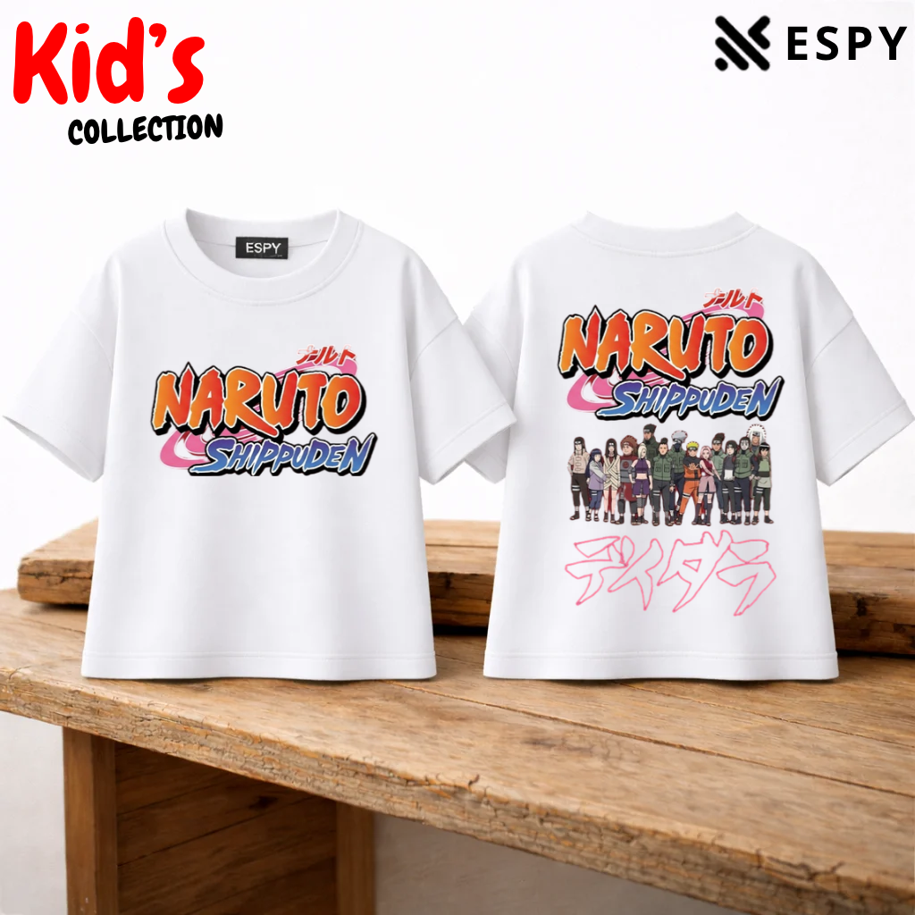 Naruto Shippuden Kids Drop Shoulder T-Shirt – Boys & Girls
