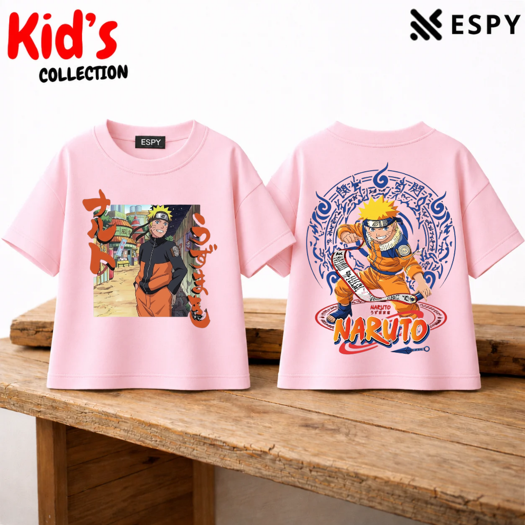 Naruto Kids Drop Shoulder T-Shirt – Boys & Girls