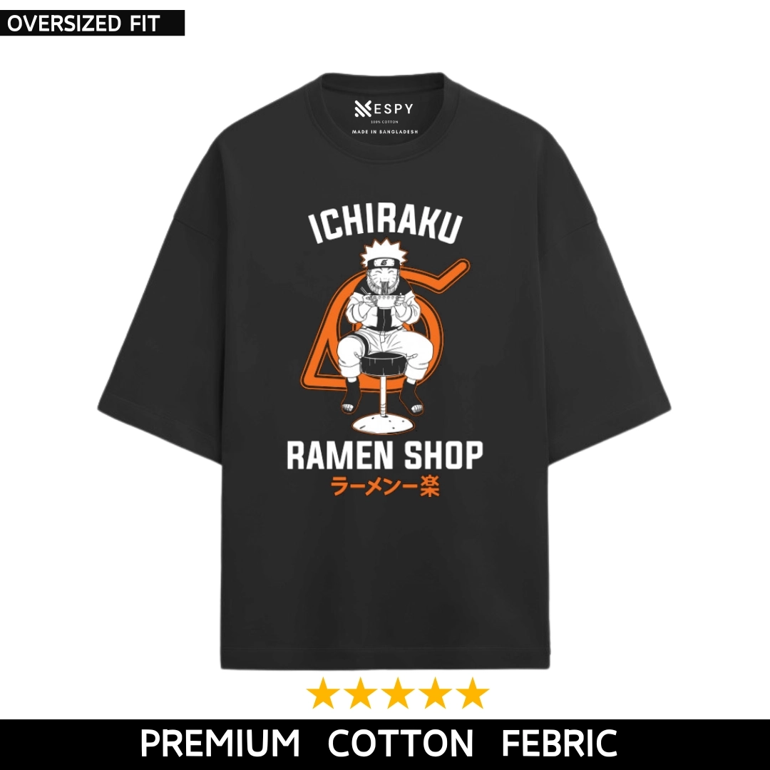 EspyBD Ichiraku Ramen Shop - Naruto Official T-shirt EspyBD ANIME men naruto PRINTED T SHIRT women