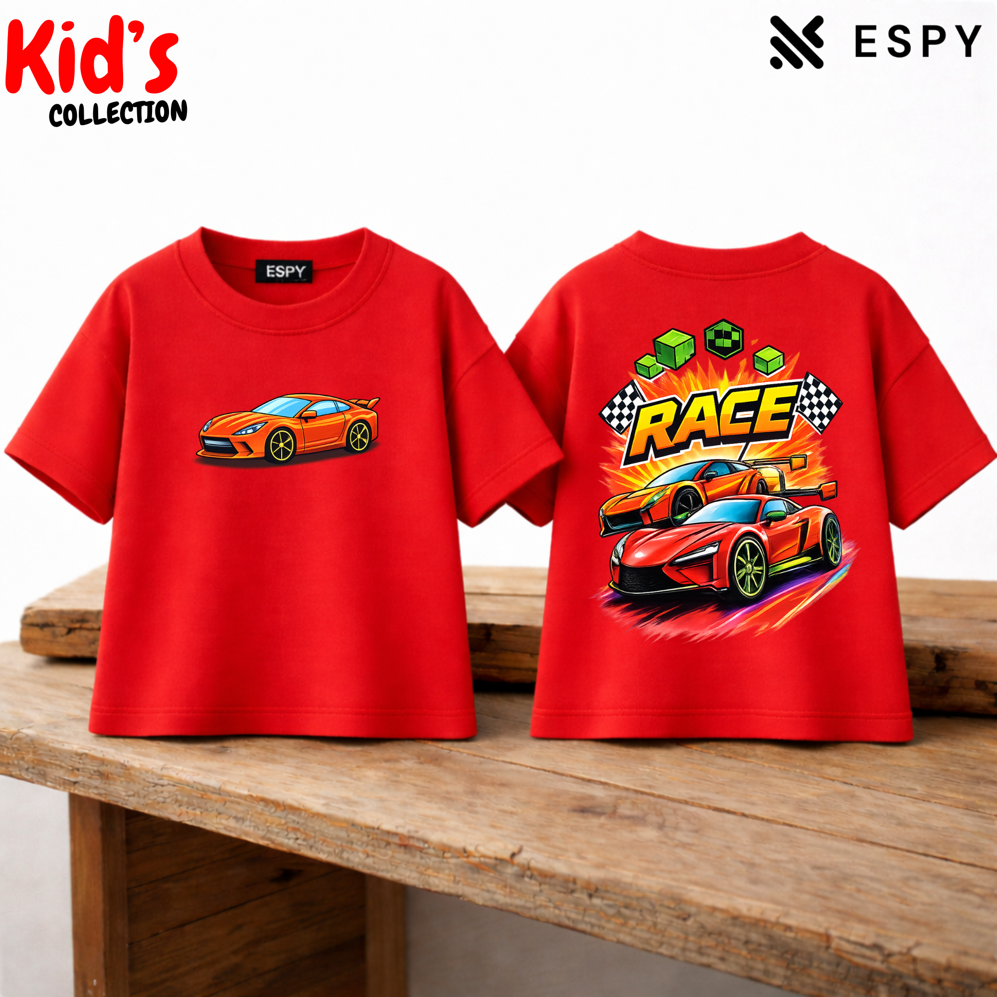 Kid's Premium Drop Shoulder T shirt -  Both side design