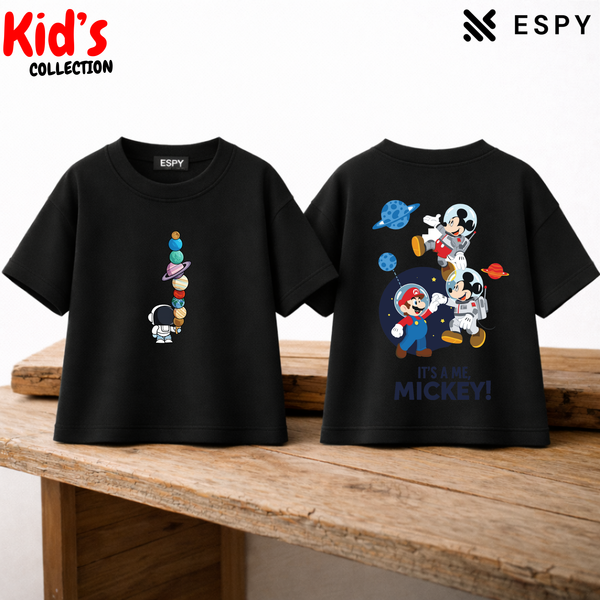Kid's Premium Drop Shoulder T shirt -  Both side design