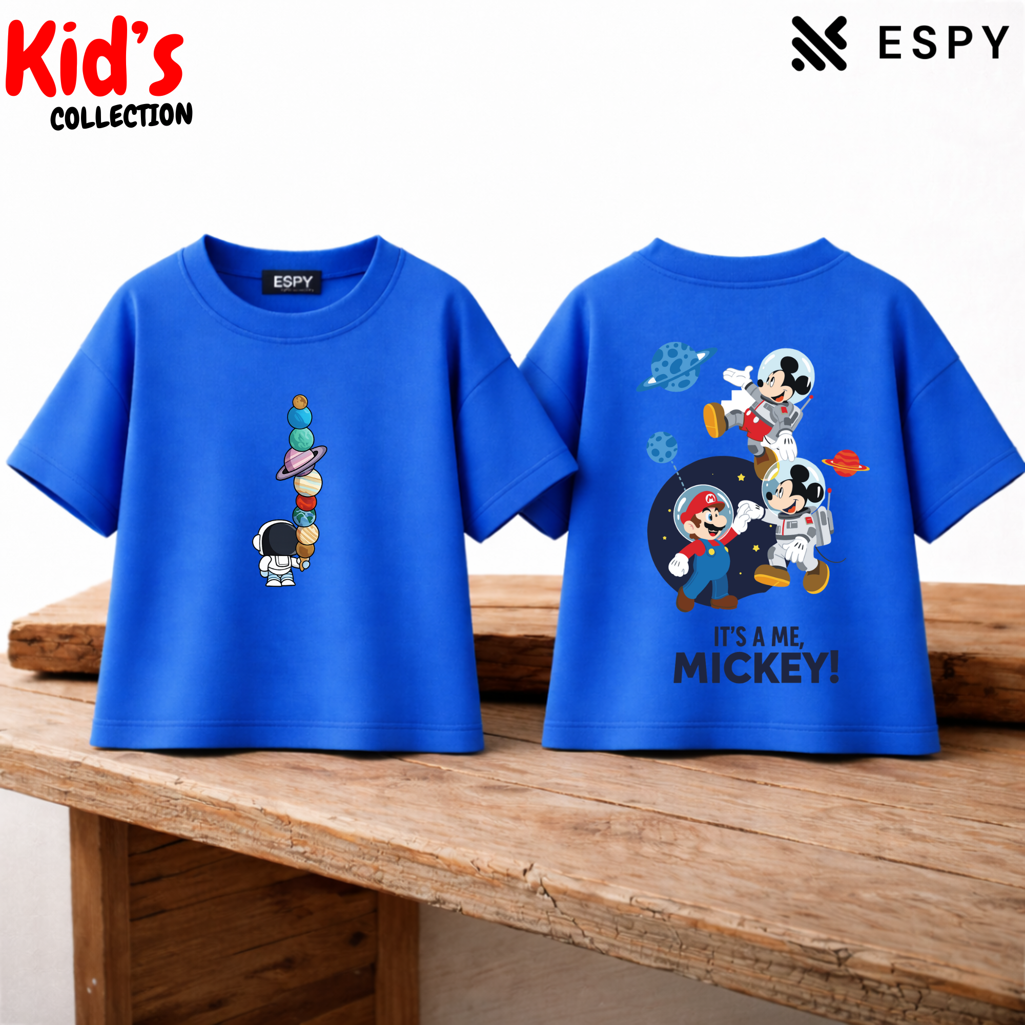 Kid's Premium Drop Shoulder T shirt -  Both side design