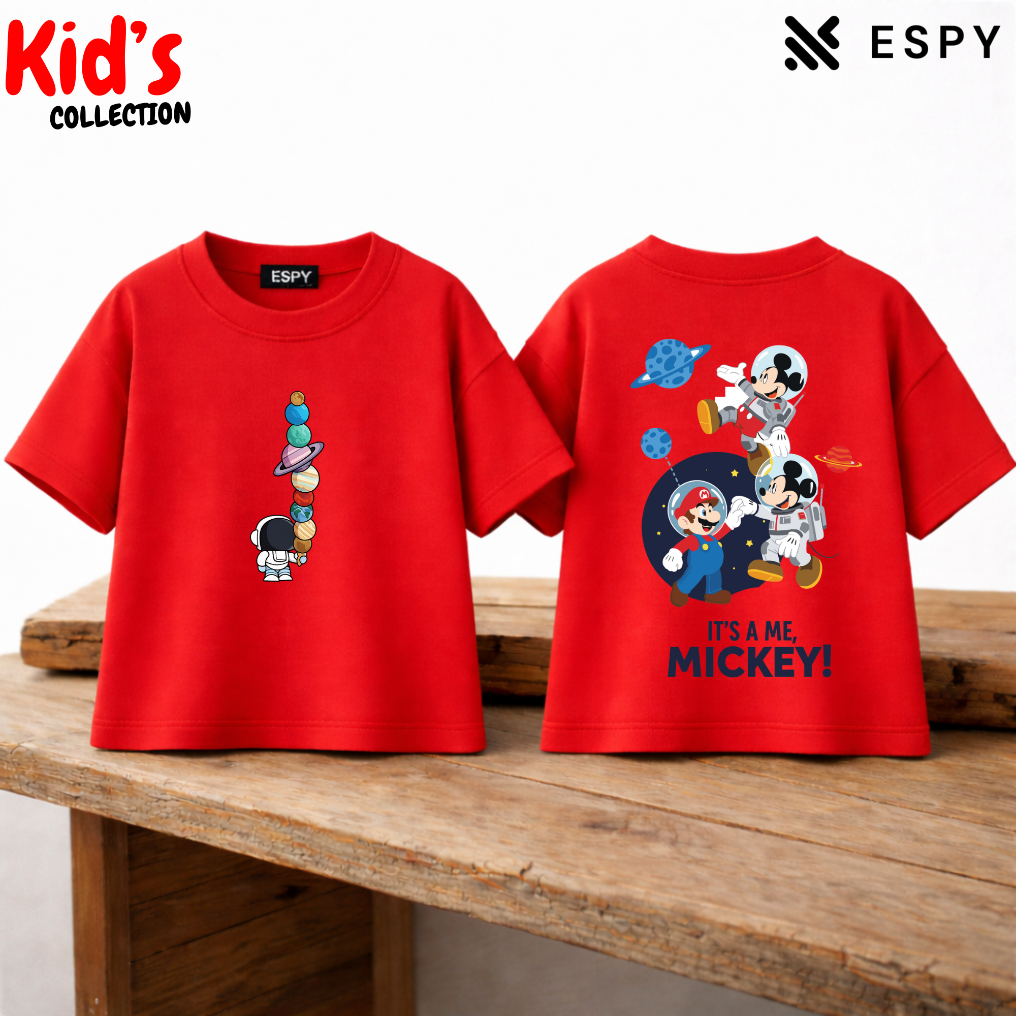 Kid's Premium Drop Shoulder T shirt -  Both side design