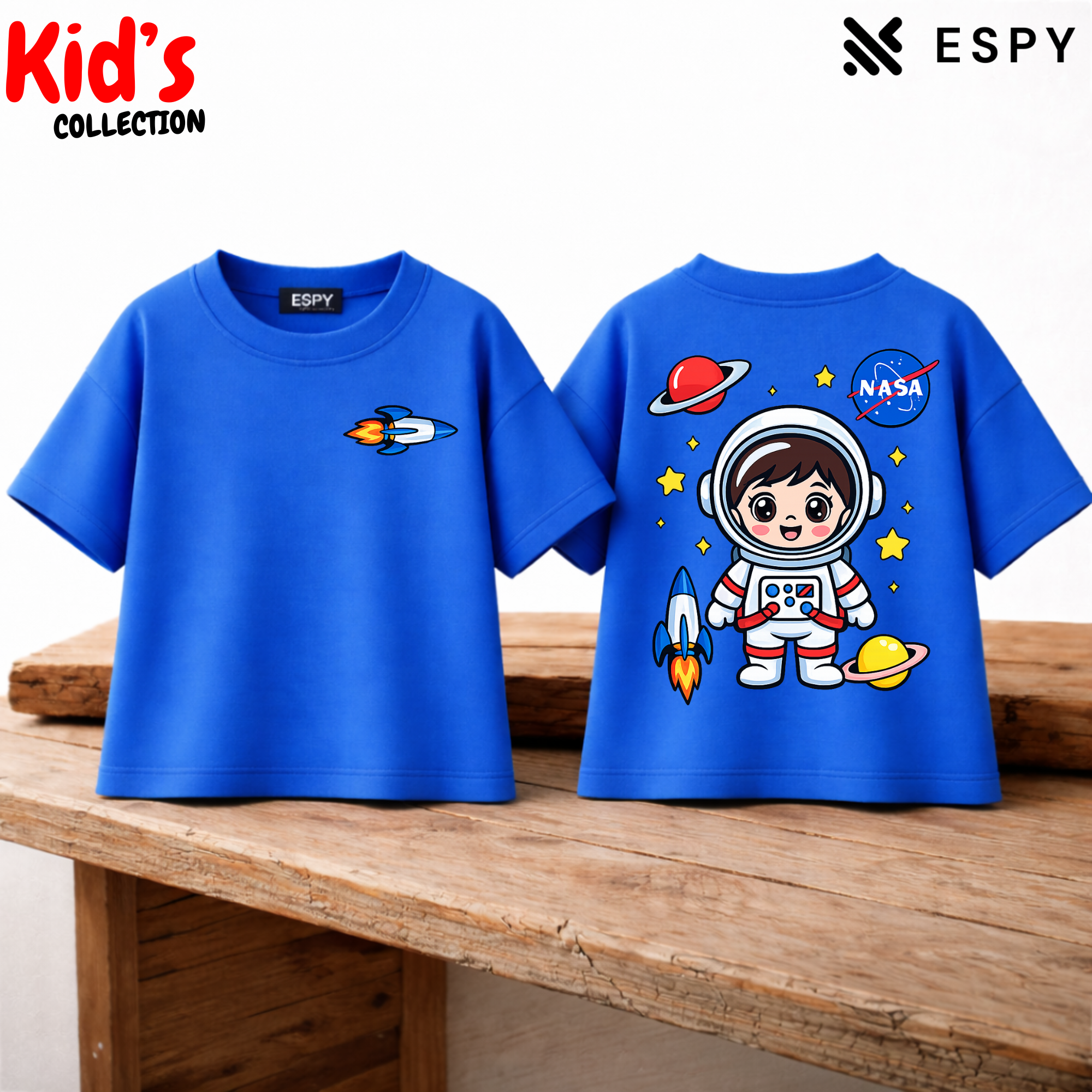 Kid's Premium Drop Shoulder T shirt -  Both side design