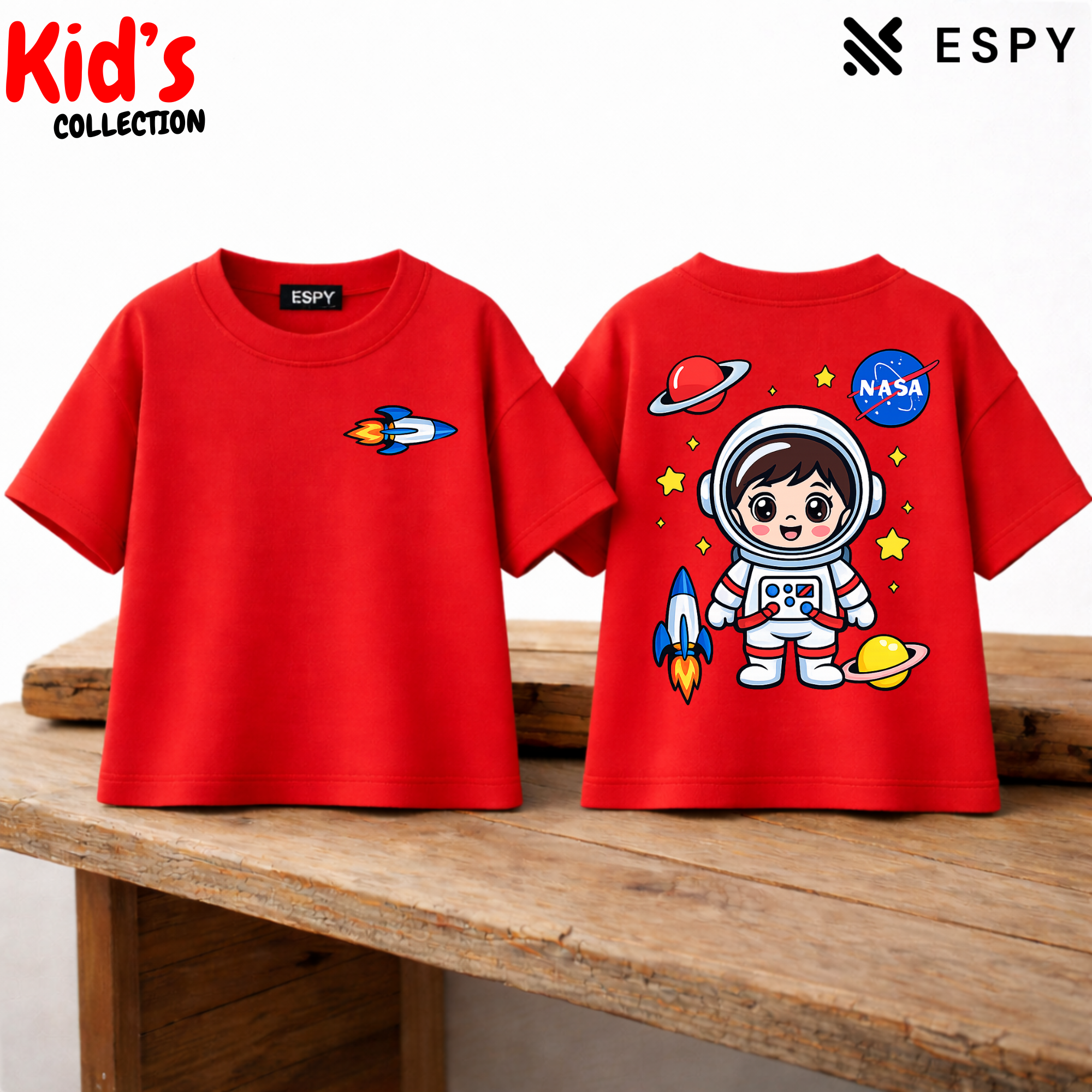 Kid's Premium Drop Shoulder T shirt -  Both side design