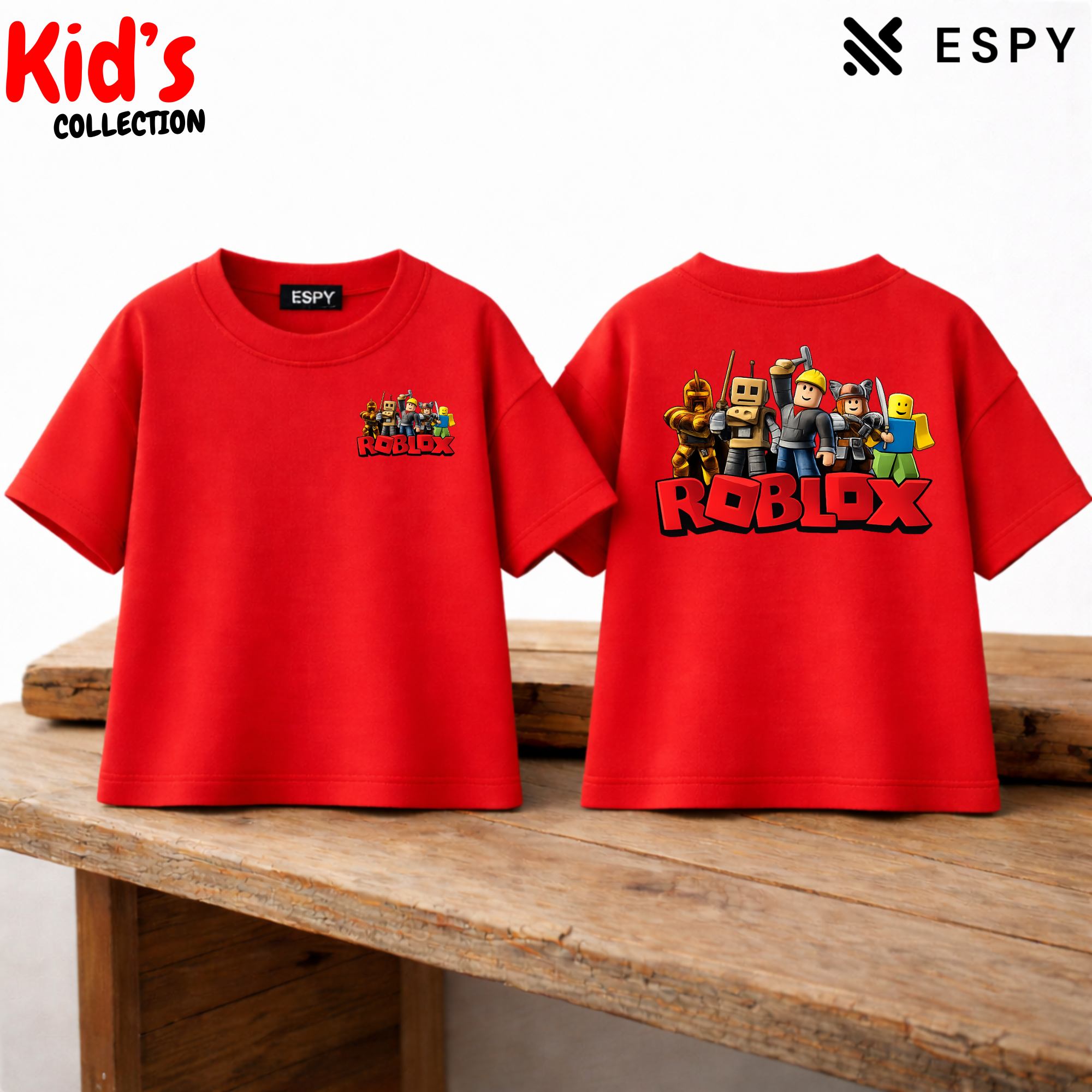 Kid's Premium Drop Shoulder T shirt -  Both side design