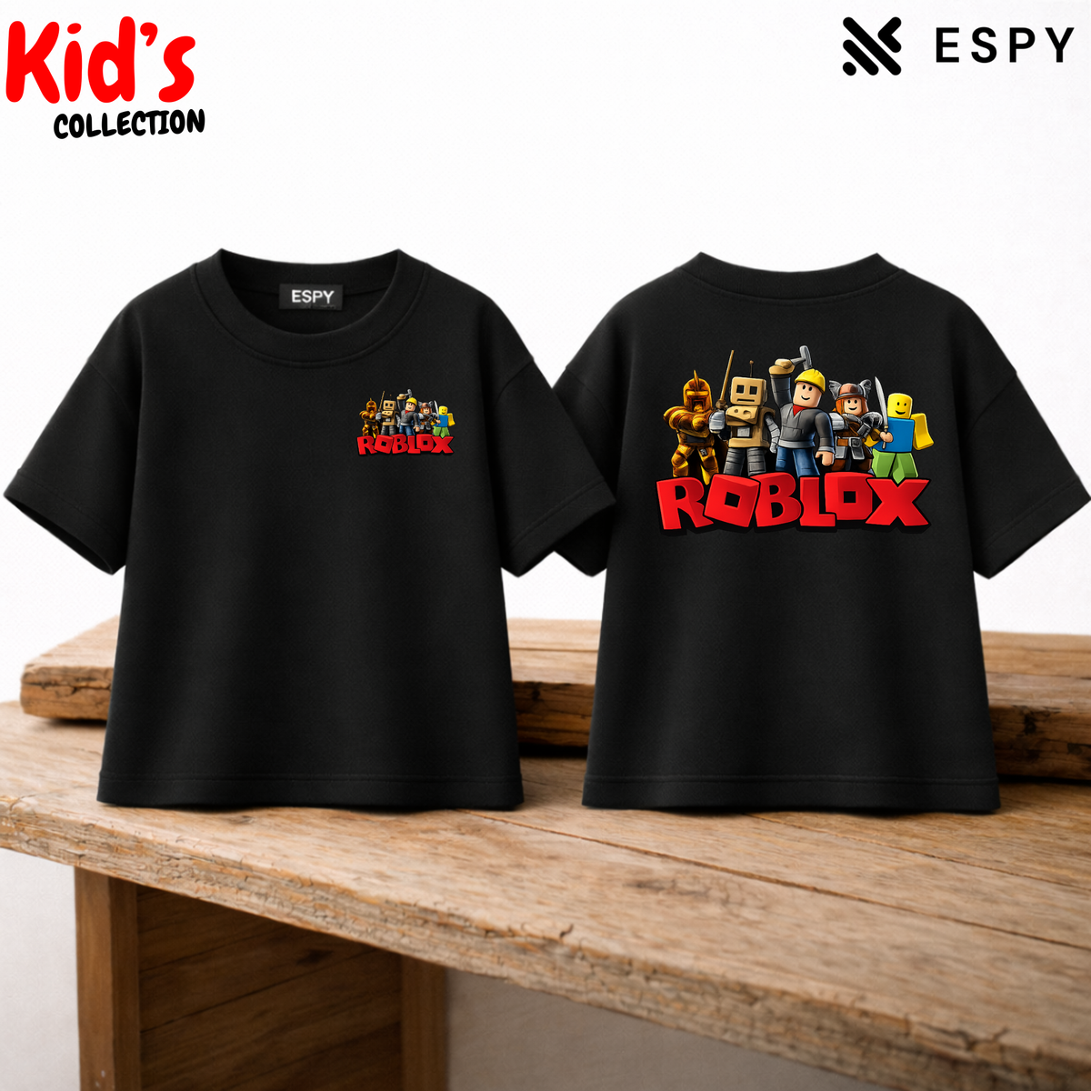 Kid's Premium Drop Shoulder T shirt -  Both side design