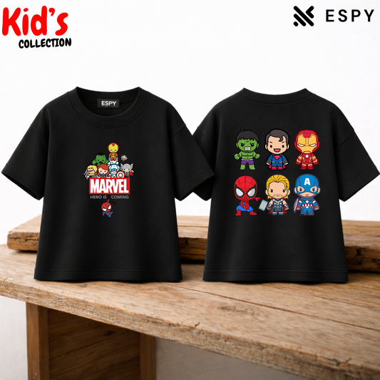Kid's Premium Drop Shoulder T shirt -  Both side design