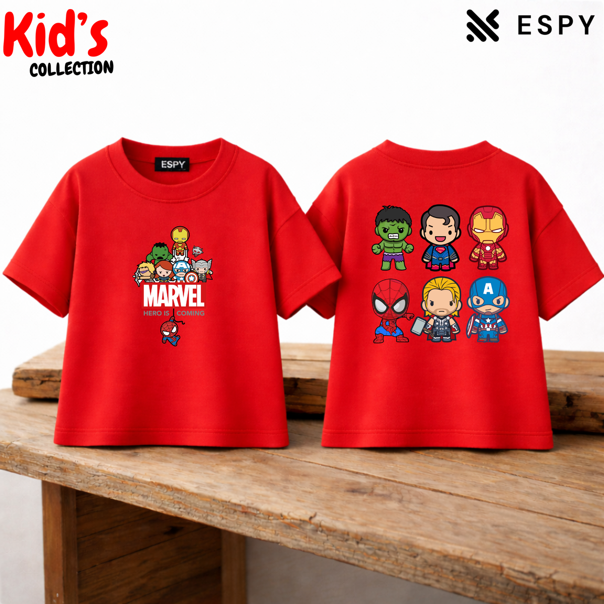 Kid's Premium Drop Shoulder T shirt -  Both side design
