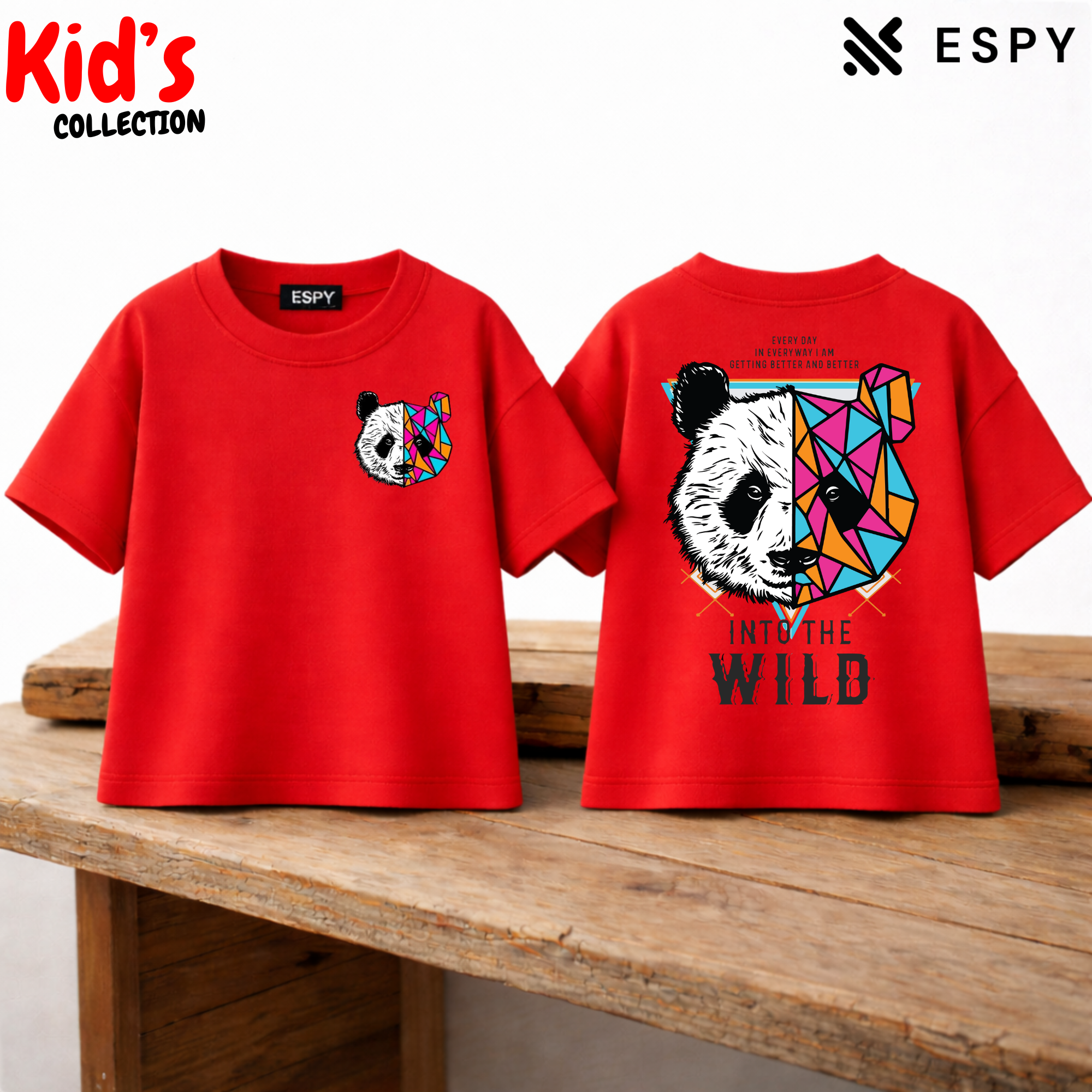 Kid's Premium Drop Shoulder T shirt -  Both side design