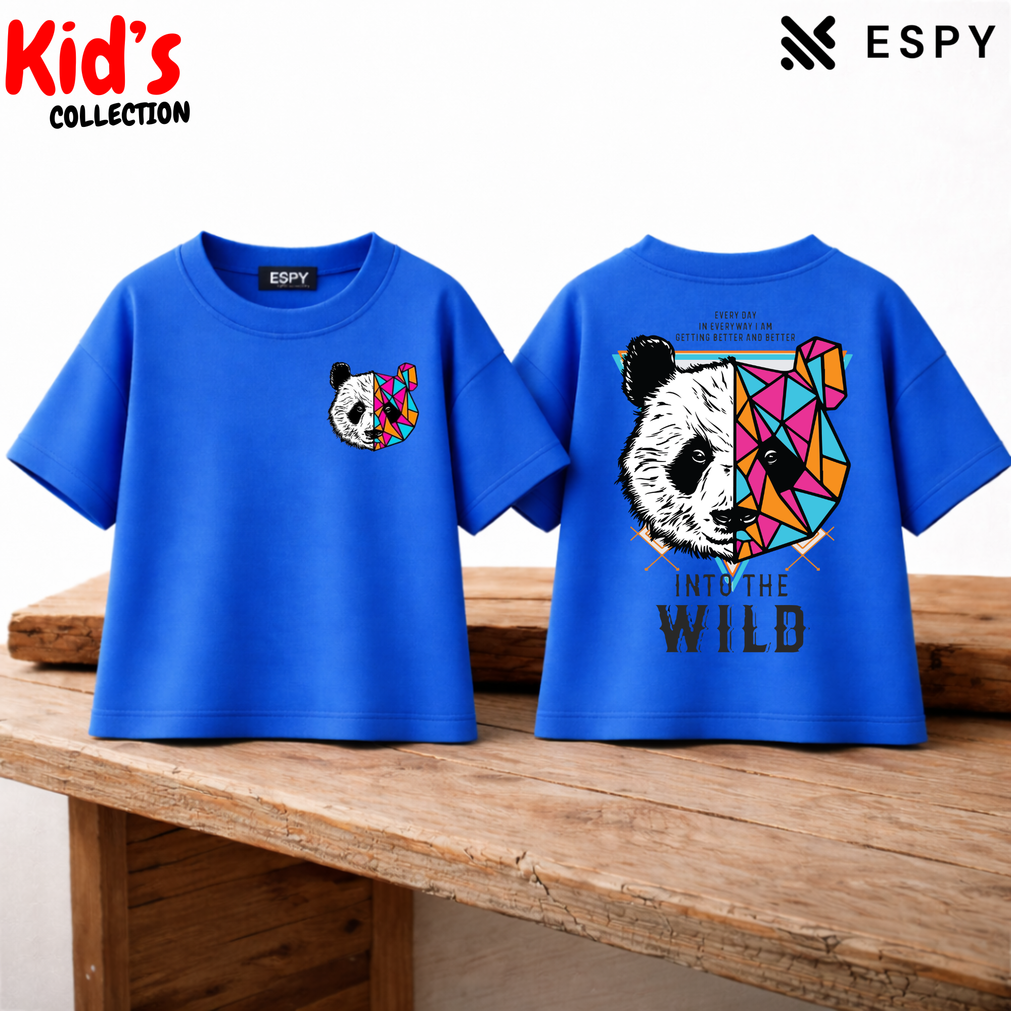 Kid's Premium Drop Shoulder T shirt -  Both side design