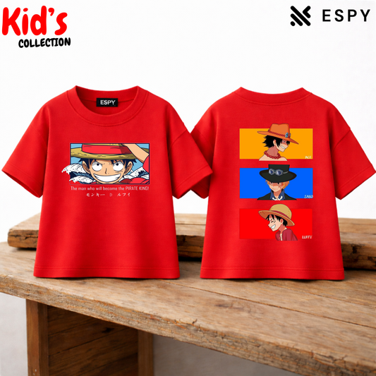 Kid's Premium Drop Shoulder T shirt -  Both side design