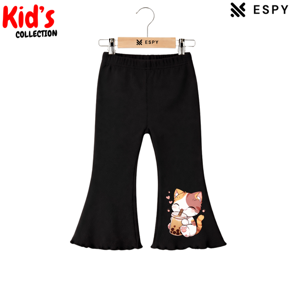 Elegant Comfortable Flared Cut Pants for Girls - Casual & Fashion Wear