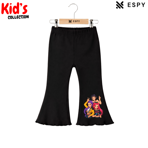 Elegant Comfortable Flared Cut Pants for Girls - Casual & Fashion Wear