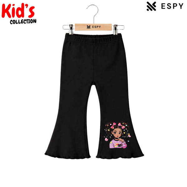 Elegant Comfortable Flared Cut Pants for Girls - Casual & Fashion Wear