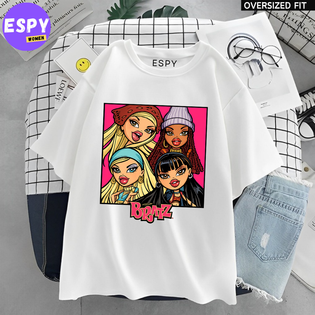 Urban Kawaii Oversized T-Shirt – Women’s Loose Summer Fit