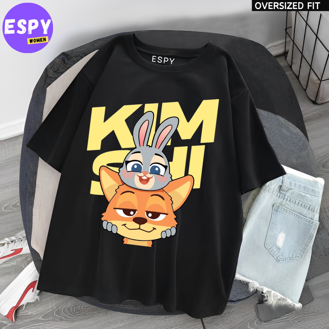 Urban Kawaii Oversized T-Shirt – Women’s Loose Summer Fit