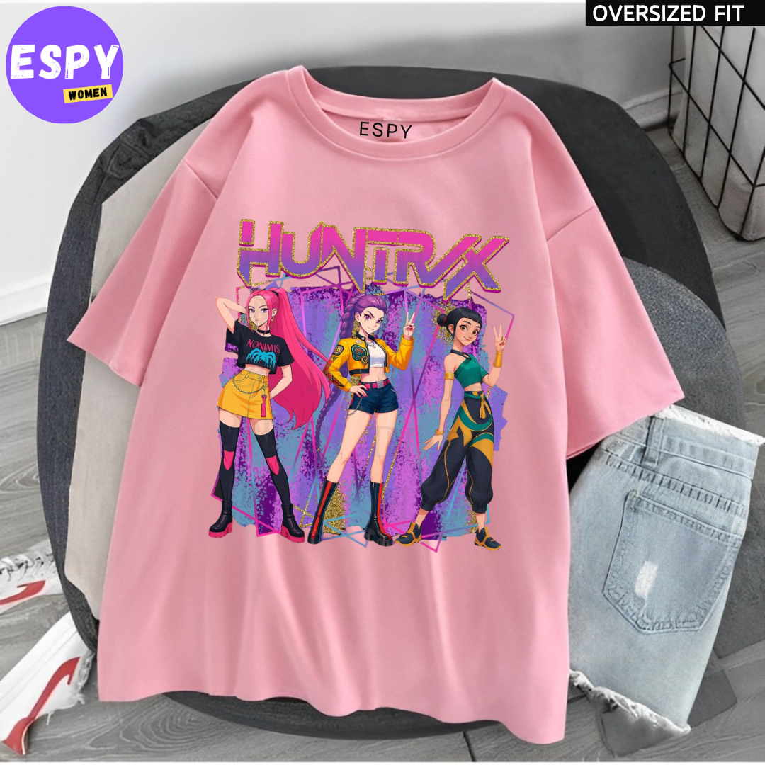 Urban Kawaii Oversized T-Shirt – Women’s Loose Summer Fit