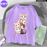 Urban Kawaii Oversized T-Shirt – Women’s Loose Summer Fit