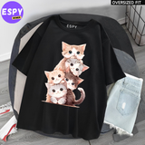 Urban Kawaii Oversized T-Shirt – Women’s Loose Summer Fit